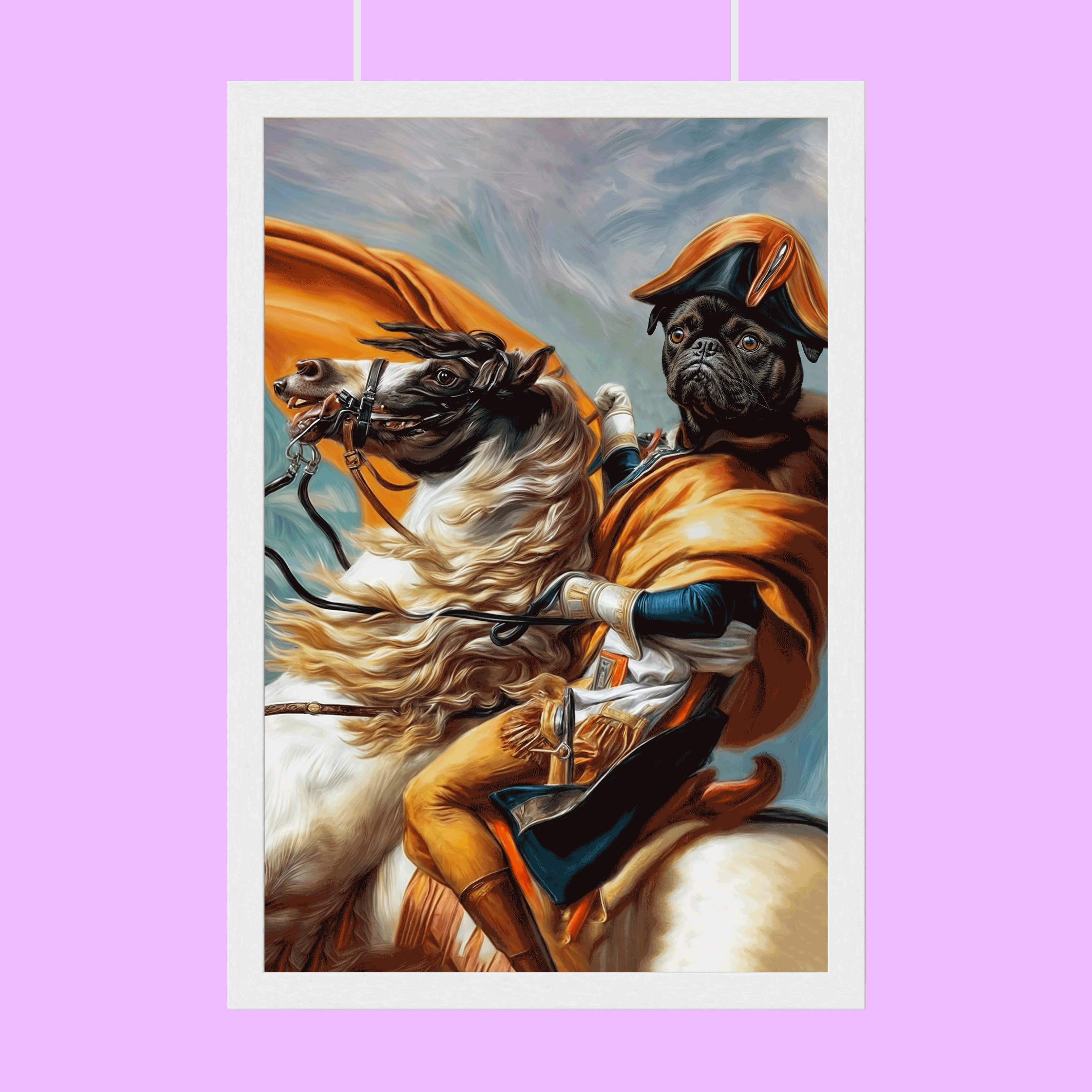 Lord Napoleon Pet Portrait - Custom Pet Portrait